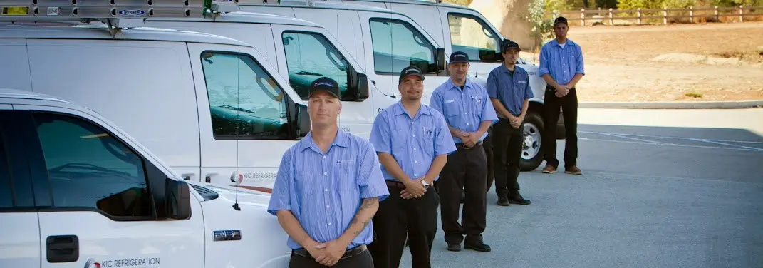 KIC Refrigeration crew ready for Mini Split Repair jobs across Larkspur
